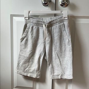Gray cotton shorts